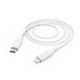 Hama Καλώδιο φόρτισης / δεδομένων, USB Type-C σε Lightning MFI, 1 m, λευκό. 