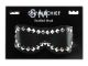 SEX & MISCHIEF STUDDED MASK. EYE MASK WITH STUDDED. BLACK