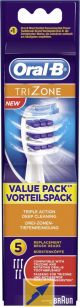 Oral-B Trizone Value Pack Ανταλλακτικές Κεφαλές για Ηλεκτρική Οδοντόβουρτσα 52722 5τμχ