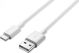 Huawei Regular USB 2.0 Cable USB-C male - USB-A male Λευκό 1m (HL-1121)
