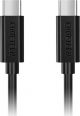 Choetech cable USB Type C - USB Type C 3A cable 1m black CC0002 