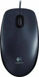 Logitech M90 Ενσύρματο Ποντίκι Dark Grey(3 Buttons)