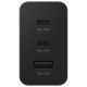 Samsung charger 2x USB Type C / USB PPS, Power Delivery PD 65W, QC 3.0, AFC, FCP black EP-T6530NBEGEU 