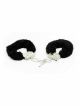 Furry Hand Cuffs black