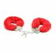 Furry Hand Cuffs red