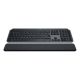 Logitech MX Keys S Plus Ασύρματο Bluetooth Πληκτρολόγιο US Graphite with Palm Rest