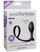 Ass-Gasm Cockring Beginners Plug (Black)