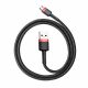 Baseus Cafule Cable USB / micro USB QC3.0 2.4A 0,5M black-red (CAMKLF-A91)