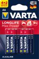 VARTA 4706 συσκ.6 AΛΚΑΛΙΚΗ LONGLIFE MAX POWER AA (4+2)