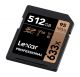 512GB Lexar® Professional 633x SDXC™ UHS-I cards, up to 95MB/s read 45MB/s write C10 V30 U3