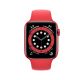 Watch Apple Series 6 GPS 44mm Red Aluminum Case with Red Sport Band (M00M3NF/A)