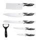 Σετ Μαχαίρια από Ανοξείδωτο Ατσάλι 6 τμχ Χρώματος Λευκό Cecotec Swiss Chef (CEC-01023) (CEC01023)