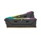 Corsair VENGEANCE RGB PRO SL 16GB (2x8GB) DDR4 DRAM 3200MHz C16 Memory Kit — Black(CMH16GX4M2E3200C16)