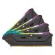 Corsair RAM VENGEANCE RGB PRO SL 32GB (4x8GB) DDR4 DRAM 3200MHz C16 Memory Kit – Black (CMH32GX4M4E3200C16) (CORCMH32GX4M4E3200C16)