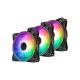 DeepCool CF120 Plus RGB Pc Case Fan (DP-F12-AR-CF120P-3P) (DEEDP-F12-AR-CF120P-3P)