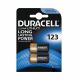 Duracell Μπαταρίες Λιθίου CR123A 3V 2τμχ (DUCR123A)(DURDUCR123A)