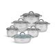Σετ Μαγειρικών Σκευών από Ανοξείδωτο Ατσάλι 12 τμχ Edenberg (EB-4043) (EDEEB-4043)