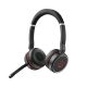 Jabra Evolve 75 MS Duo + Link 370 Ασύρματα On Ear Multimedia Ακουστικά με μικροφωνο και σύνδεση Bluetooth / USB-A (7599-832-109) (JAB7599-832-109)