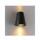 123LED GU10 Up and Down Los Angeles Black Wall Lamp (LDR05029)