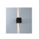 123LED Up and Down Amarilio Black Wall Lamp (6W) (LDR06278)