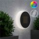 123LED Solar Wall Lamp Eclipse 20 Multicolor Anthracite (LDR09028)