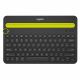 Logitech K480 Bluetooth Keyboard EN-US (Black) (LOGK480BLK)