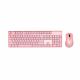 Motospeed CK700 Pink Wired Mechanical Keyboard Mouse Combo GR Layout