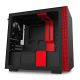 NZXT H210i Mini-ITX Case with Lighting and Fan control Matte Black/Red (CA-H210I-BR) (NZXTCA-H210I-BR)