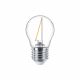Philips E27 LED Warm White Filament Ball Bulb 1.4W (15W) (LPH02354) (PHILPH02354)