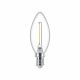 Philips E14 LED Warm White Filament Candle Bulb.1.4W (15W) (LPH02423) (PHILPH02423)