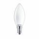 Philips E14 LED Bright White Matt Candle Bulb 6.5W (60W) (LPH02427) (PHILPH02427)
