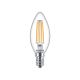 Philips E14 LED Warm White Filament Candle Bulb 6.5W (60W) (LPH02439) (PHILPH02439)