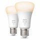 Philips Hue Smart lamp E27 White 800 lumen 9W 2 stuks (LPH02727) (PHILPH02727)