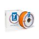 REAL PLA 3D Printer Filament -Fluorescent Orange- spool of 1Kg - 2.85mm (REFPLAFORANGE1000MM3)