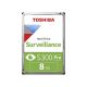 Toshiba S300 - Pro Surveillance Hard Drive 3.5'' 8TB (CMR) (HDWT380UZSVA) (TOSHDWT380UZSVA)