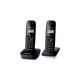 Ασύρματο Ψηφιακό Τηλέφωνο Panasonic KX-TG1612 Μαύρο - Λευκό EU