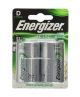 Μπαταρία Επαναφορτιζόμενη Energizer ACCU Recharge Power Plus HR20 2500 mAh size D 1.2V Τεμ. 2
