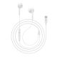 Hands Free Hoco L10 Earphones Stereo USB-C Συμβατά με Συσκευές USB-C Xiaomi Huawei Oppo Google Pixel  Άσπρο 1.2μ