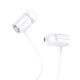 Hands Free Hoco M88 Graceful Earphones Stereo 3.5mm Λευκό 1.2μ με Μικρόφωνο και Πλήκτρο Λειτουργίας