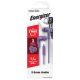 Hands Free Energizer CIA5 Stereo 3.5mm Μώβ με Μικρόφωνο και Πλήκτρο Λειτουργίας 1.1μ