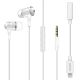 Hands Free Energizer UIL35WH Metal Stereo 3.5mm  με Αντάπτορα Lightning MFI σε 3.5mm και Πλήκτρα Λειτουργίας 1.2m Λευκό