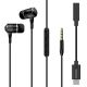 Hands Free Energizer UIC30 Metal Stereo με Αντάπτορα USB-C σε 3.5mm και Πλήκτρα Λειτουργίας 1.2m  Μαύρα