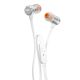 Hands Free JBL Tune 290 In-ear 3.5 mm Pure Bass Sound 8.7mm με Μικρόφωνο και Πλακέ Καλώδιο JBLT290SIL 1.2m Ασημί