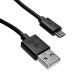 Καλώδιο σύνδεσης Hoco Micro USB  Μαύρο 30cm Bulk