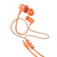 Hands Free Hoco M107 Discoverer Universal Earphones 3.5mm Πορτοκαλί 1.2m