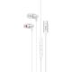 Hands Free Hoco M90 Delight Earphones Deep Bass Stereo USB-C Συμβατά με Όλες τις Συσκευές USB-C Συμβατά με Όλες τις Συσκευές USB-C Ασημί 1.2m