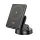 Βάση Στήριξης Αυτοκινήτου Hoco HW20 Precious με Magnetic Wireless Fast Charger έως 15W USB Μαύρη 4.5
