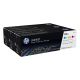 HP 131A LaserJet 3-Pack Cyan Magenta Yellow Toner (U0SL1AM) (HPU0SL1AM)