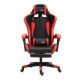 Herzberg  Καρέκλα Gaming με Υποπόδιο Red (HG-8080RED) (HEZHG8080RED)