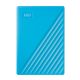 Western Digital My Passport 2TB External USB 3.2 Gen 1 Portable Hard Drive (Blue) (WDBYVG0020BBL-WESN)